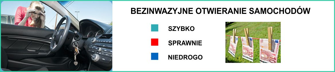 Awaryjne otwieranie samochodów – cennik