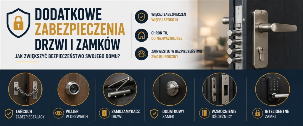 Dodatkowe zabezpieczenia drzwi i zamków – jak zwiększyć bezpieczeństwo swojego domu