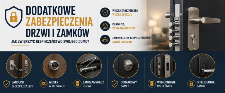 Dodatkowe zabezpieczenia drzwi i zamków – jak zwiększyć bezpieczeństwo swojego domu